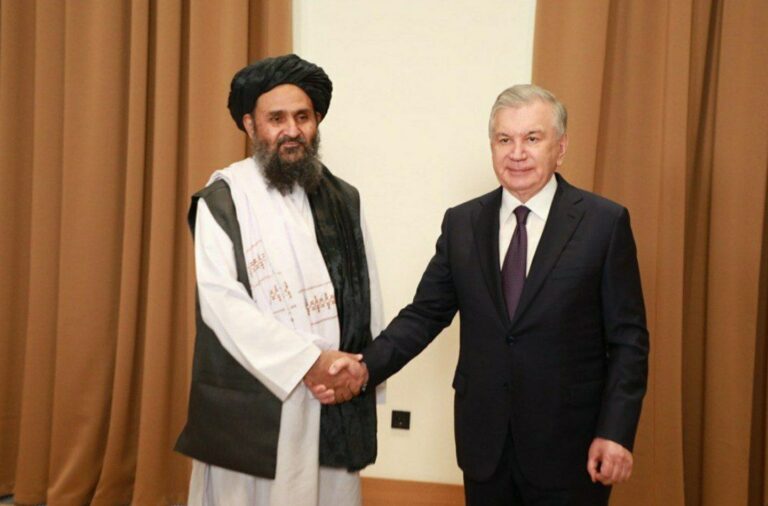 عبدالغنی برادر با رئیس جمهور ازبکستان دیدار کرد