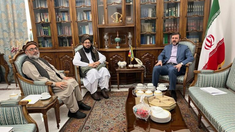 سرپرست سفارت طالبان در تهران با معاون وزیر خارجه ایران دیدار کرد