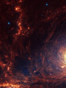 شاهکار جدید تلسکوپ جیمز وب از تولد ستارگان در کهکشانی ۶۰ میلیون سالنوری دورتر از زمین + عکس 3 شاهکار جدید تلسکوپ جیمز وب از تولد ستارگان در کهکشانی ۶۰ میلیون سالنوری دورتر از زمین + عکس