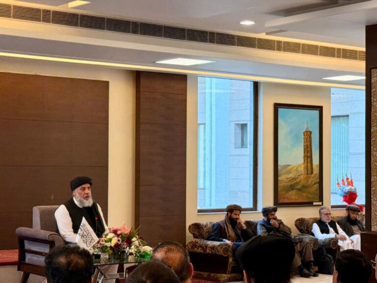 عزیزی در ديدار با تاجران افغان در هند: مشکلات‌تان را حل می‌کنیم