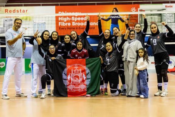 شکست ۳–۱ افغانستان مقابل قرقیزستان در نیمه‌نهایی والیبال زنان آسیای مرکزی