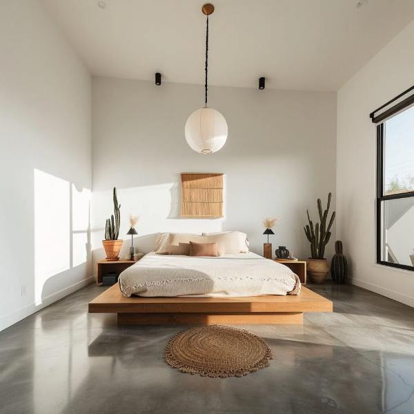 تخت یک نفره با طراحی مینیمال